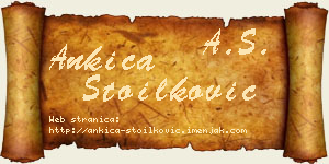 Ankica Stoilković vizit kartica